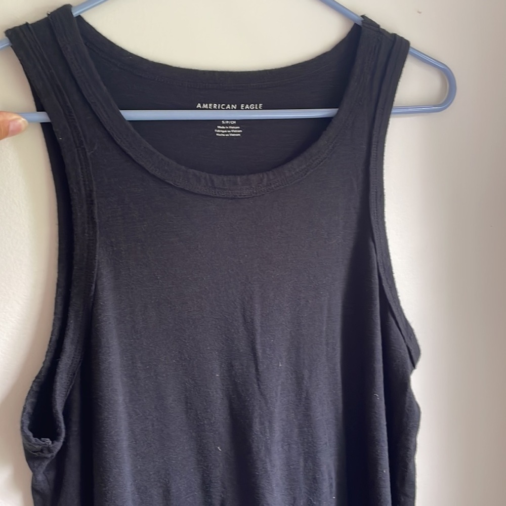 American Eagle Outfitters long black tank top